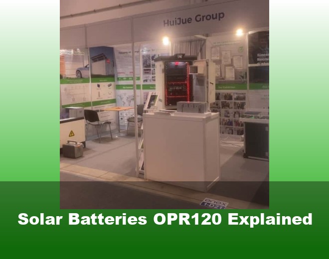 Solar Batteries OPR120 Explained